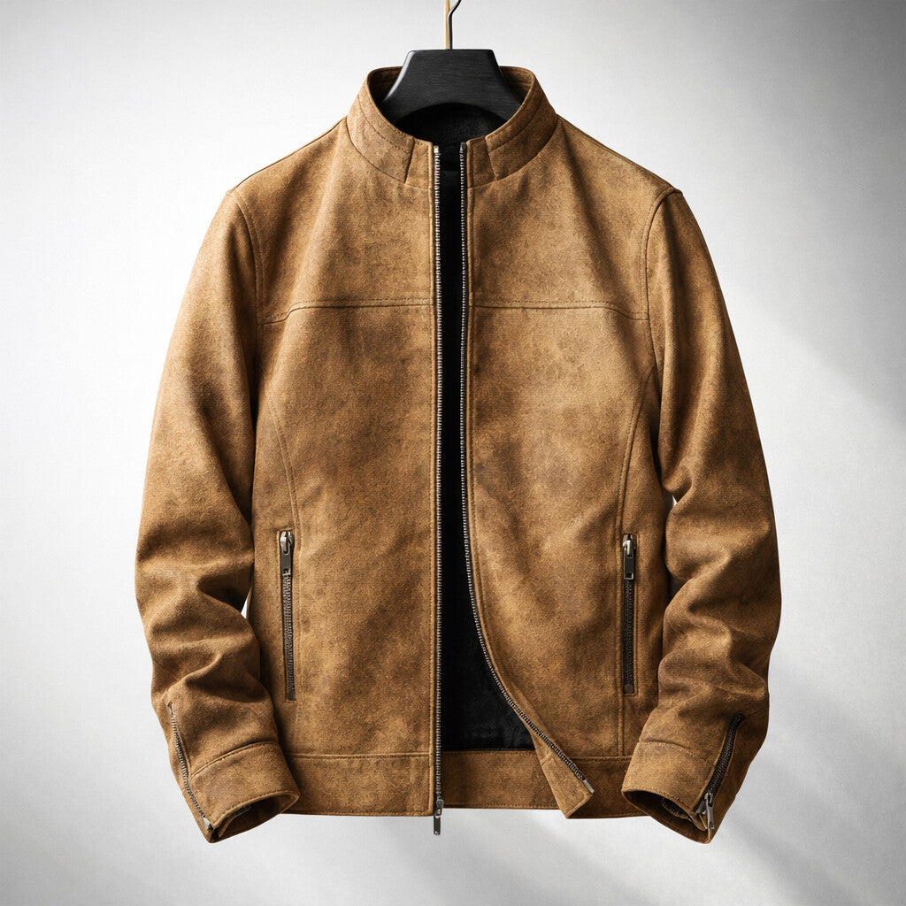 Veste de moto coupe slim