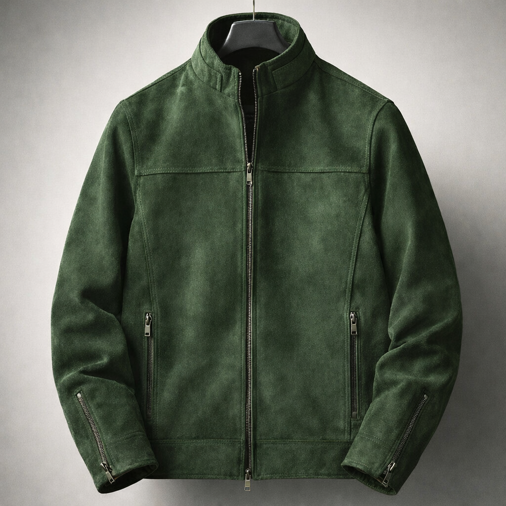 Veste de moto coupe slim
