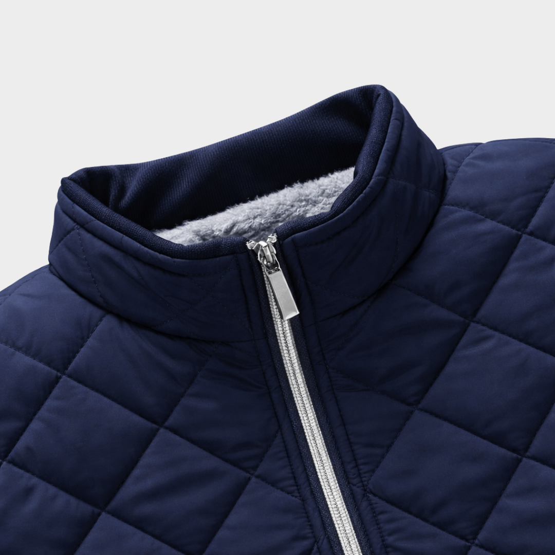 Veste d'hiver matelassée chaude classique pour homme