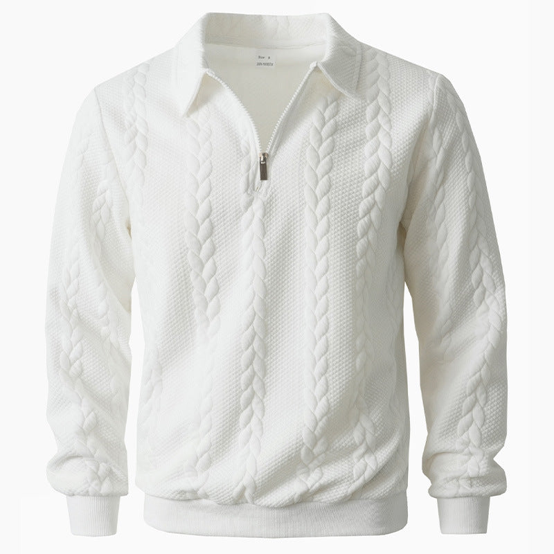 Polo zippé élégant pour homme