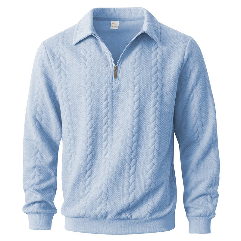 Polo zippé élégant pour homme