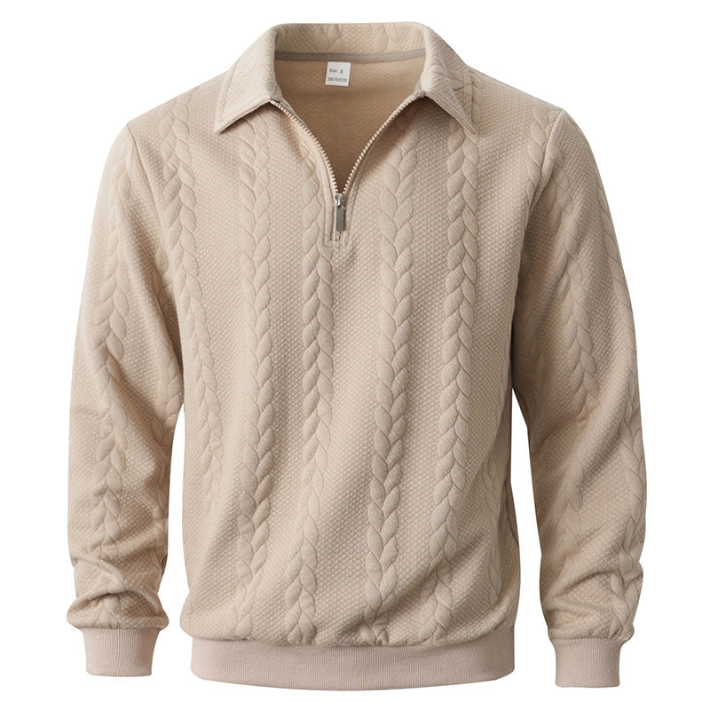 Polo zippé élégant pour homme
