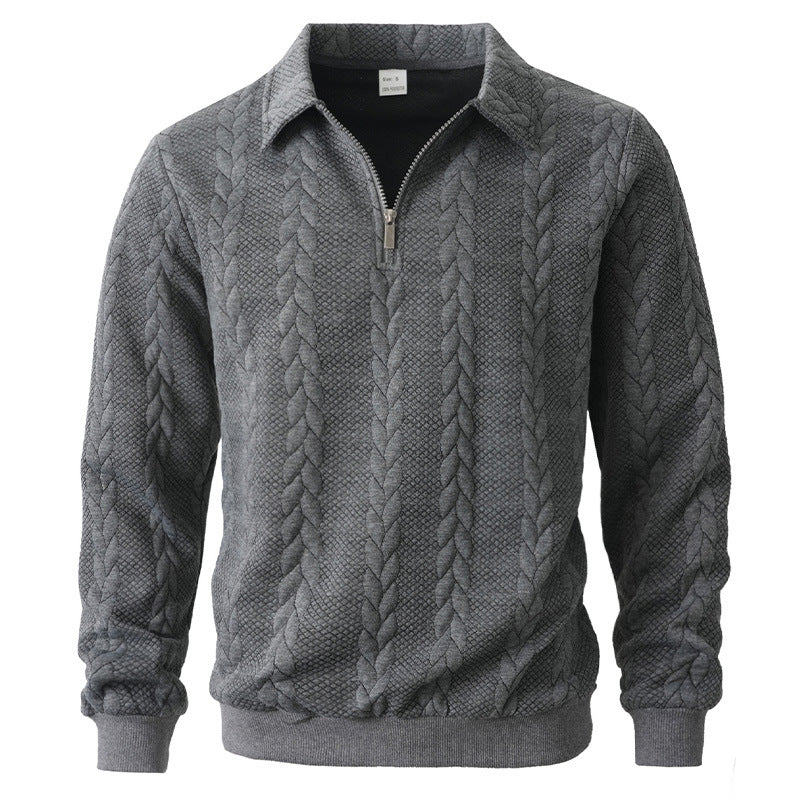 Polo zippé élégant pour homme