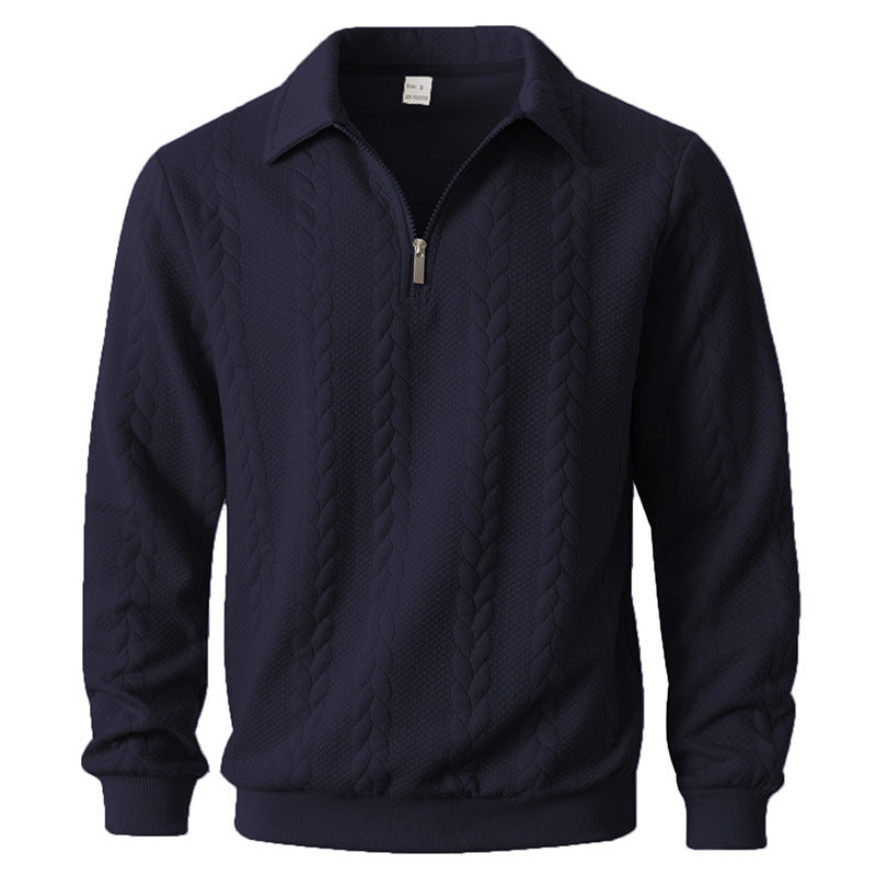 Polo zippé élégant pour homme