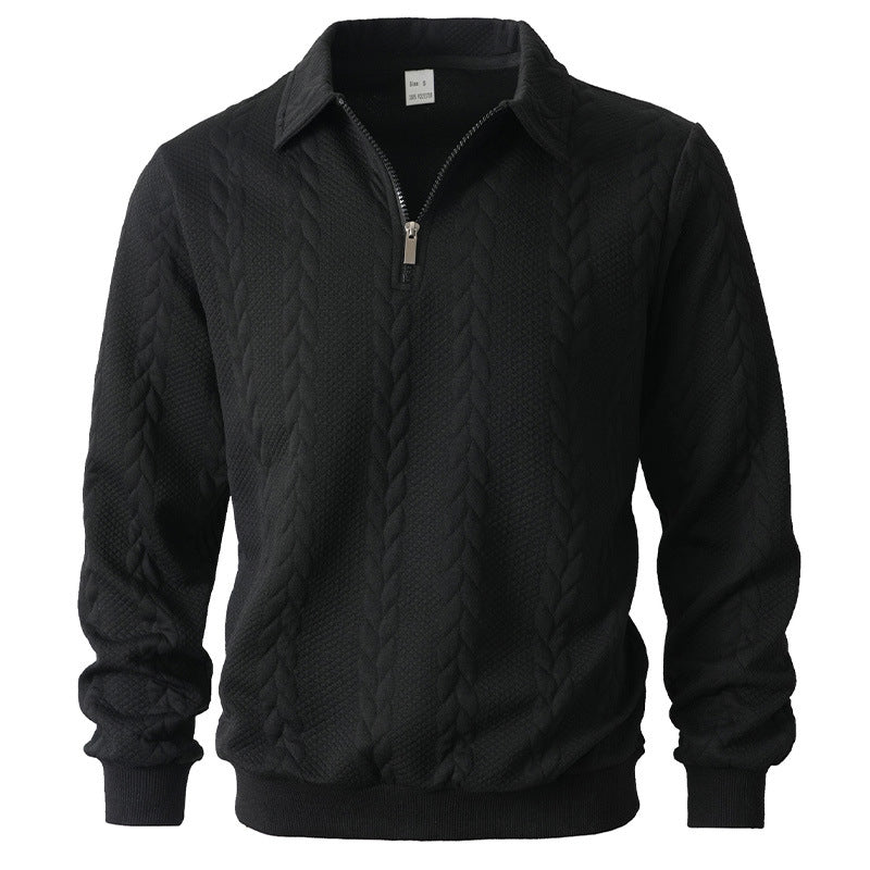 Polo zippé élégant pour homme