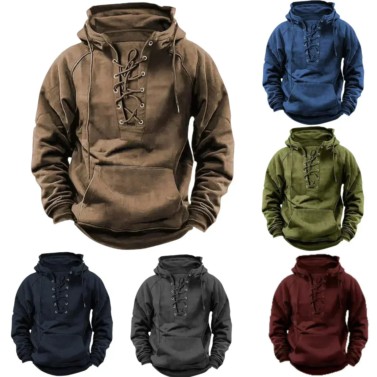 Sweat à capuche en dentelle pour homme