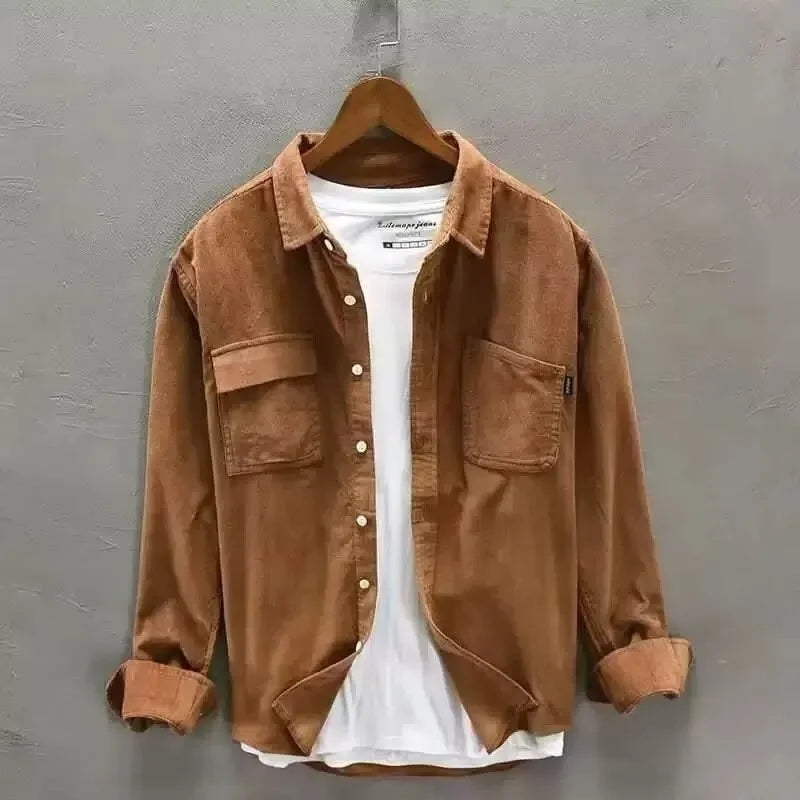Polo classique à manches longues pour homme