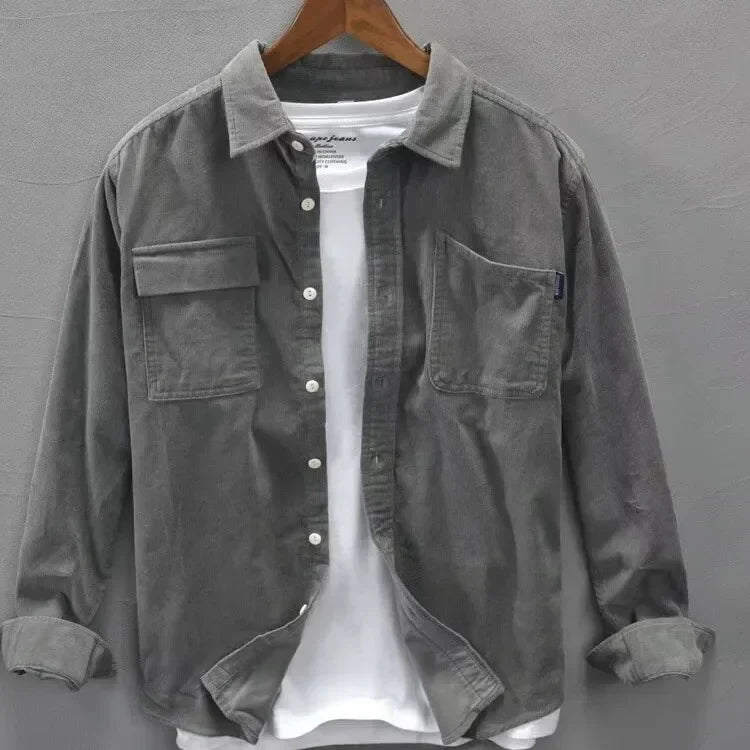 Polo classique à manches longues pour homme