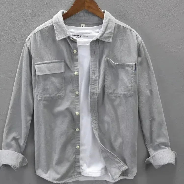 Polo classique à manches longues pour homme