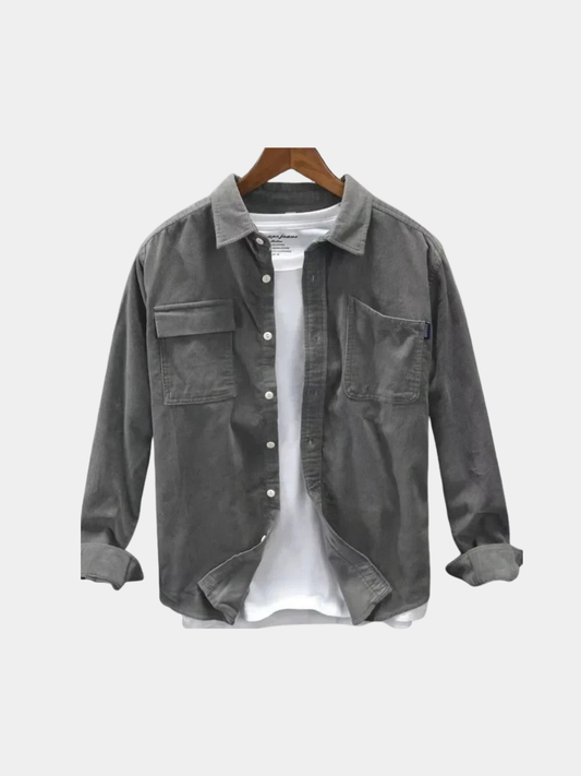 Polo classique à manches longues pour homme