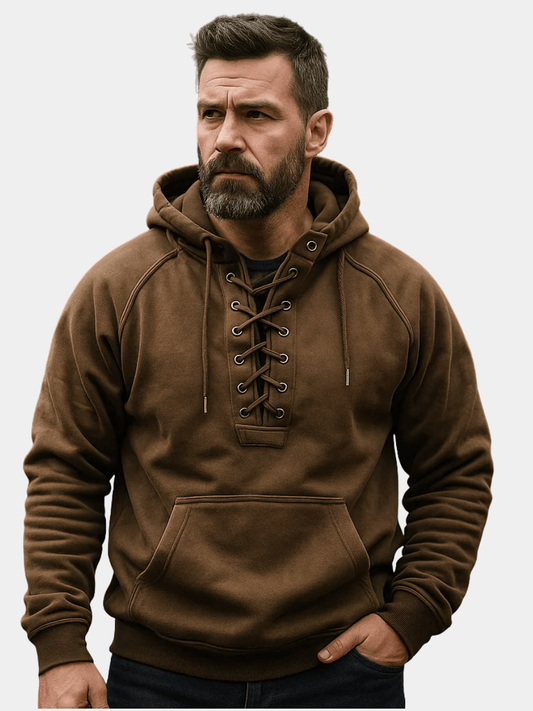 Sweat à capuche en dentelle pour homme