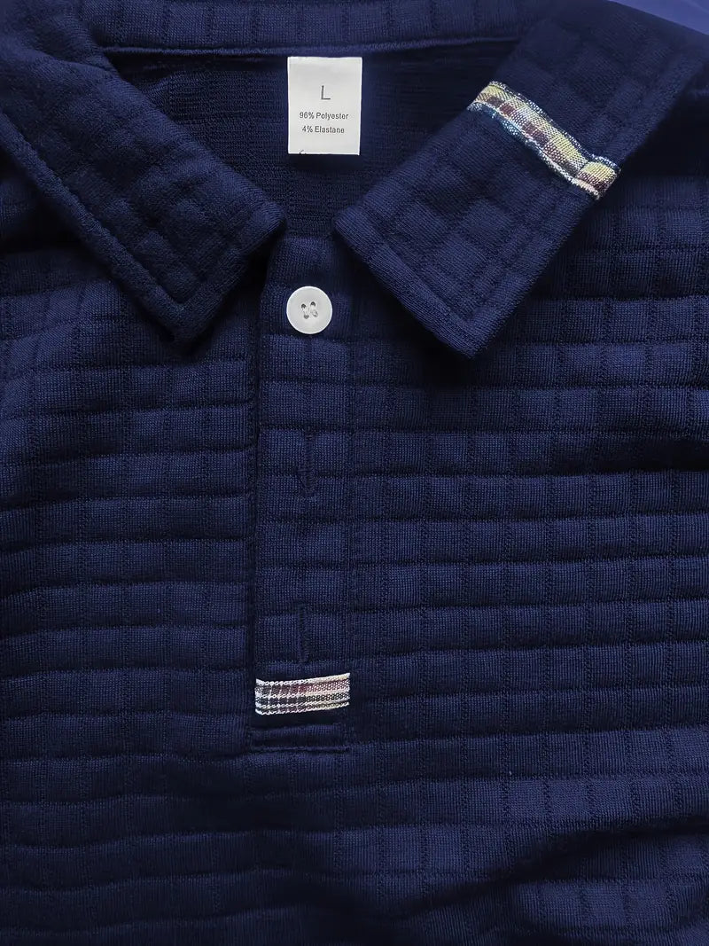 Chemise classique à manches longues pour hommes