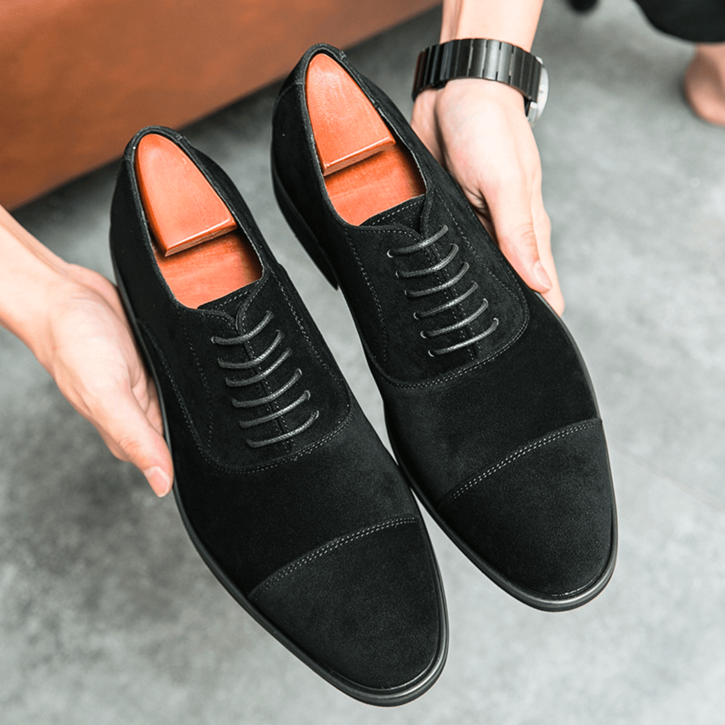 Chaussures en daim pour hommes